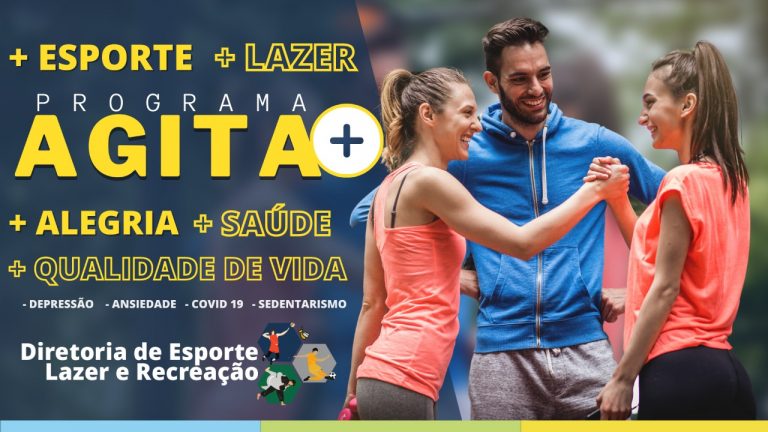 Diretoria de Esporte e Lazer de Jandira apresenta o programa AGITA +