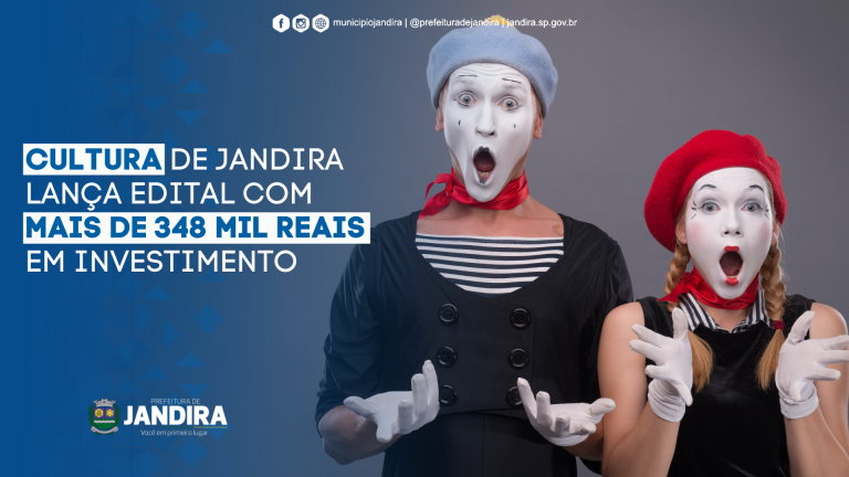 Cultura de Jandira lança edital com mais de 348 mil reais em investimento
