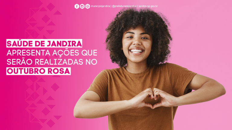 Saúde de Jandira apresenta ações que serão realizadas no Outubro Rosa