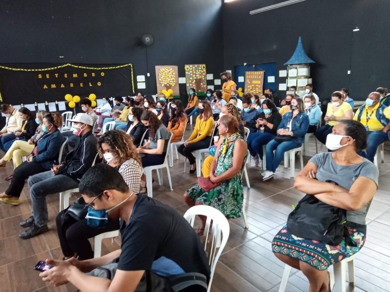Saúde de Jandira realiza evento de fechamento da Campanha Setembro Amarelo