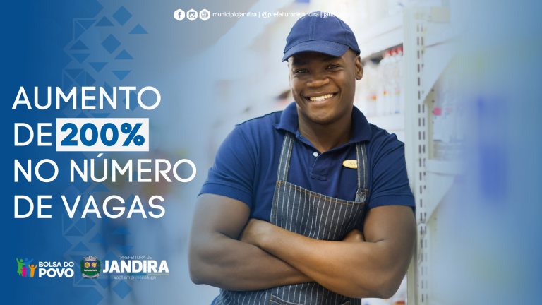 Jandira amplia em 200% o número de vagas para o Programa bolsa empreendedor