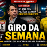 Giro da Semana: pressão dos EUA sobre o Brasil, novas revelações do caso Vorcaro e estreia da Seleção dominam o noticiário