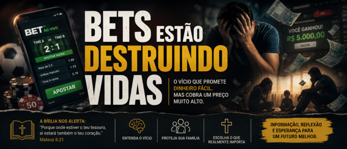 BETS ESTÃO DESTRUINDO VIDAS: UMA REFLEXÃO A PARTIR DE UM CASO REAL E DOS DADOS SOBRE O VÍCIO EM APOSTAS