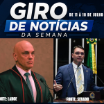 Giro de Notícias: tarifaço americano, embates no judiciário e articulações políticas